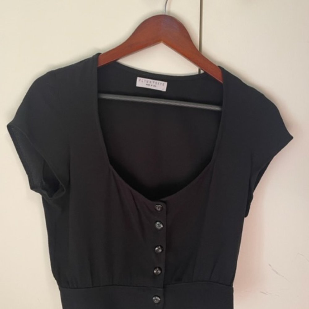 Flynn Skye Button Down Crop Top